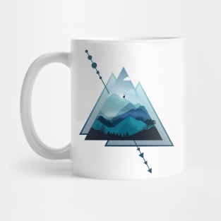 Triangle Mountains Version 2 Mug